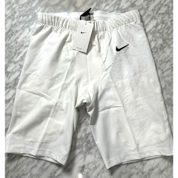 NIKE Vapor Untouchable White Short Tights Football CW3972-100 Men's Large NEW - Picture 1 of 8